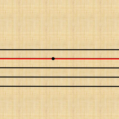 1st step drawing bass clef
